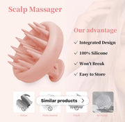 Silicone Hair & Scalp Massager Shampoo Brush