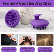 Silicone Hair & Scalp Massager Shampoo Brush