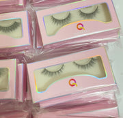 Fluffy Natural 3D Mink Eyelashes - 100% Hand-Made 18mm