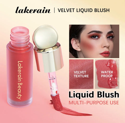 Radiant Matte Liquid Blush – Waterproof & Long-Lasting